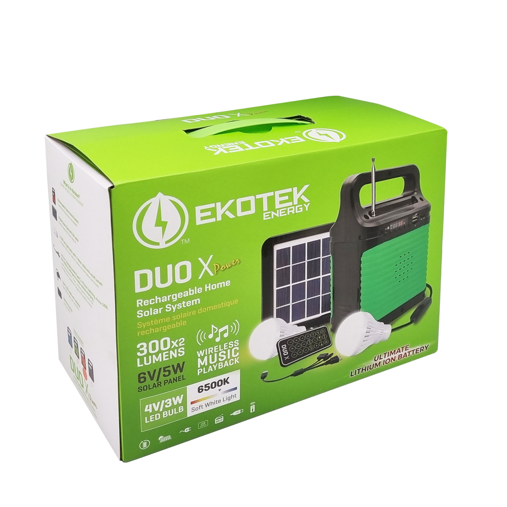 EKOTEK DUO X Rechargeable Residential Home Solar System - Image 5